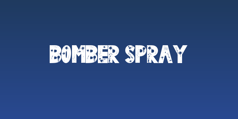 Bomber Spray Social Header