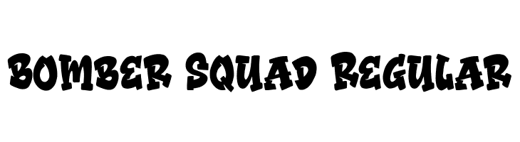 Bomber Squad Regular  Descarca Fonturi Gratis