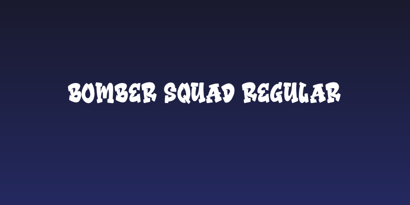 Bomber Squad Regular Social Header