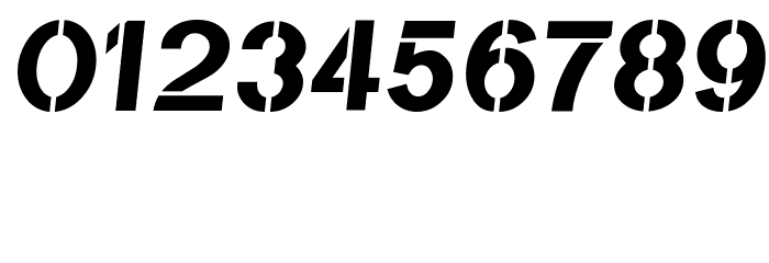 Bomber TV Wide Italic Font OTHER CHARS