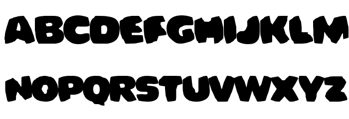 Bomberman Font LOWERCASE