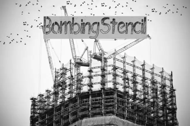 BombingStencil Example 3