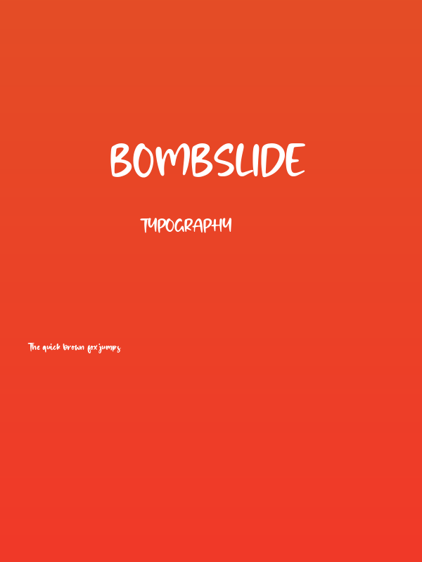 Bombslide Poster