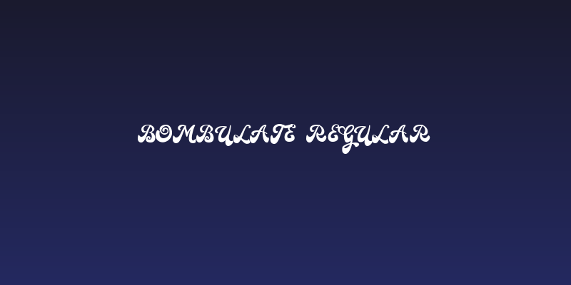 Bombulate Regular Social Header