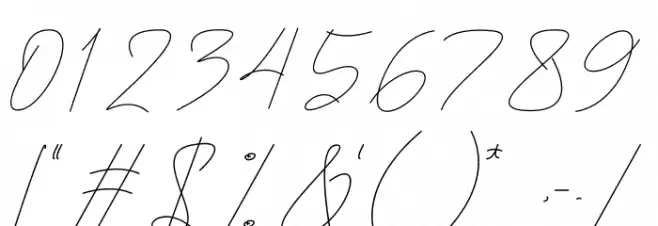 Bomentiny Font OTHER CHARS