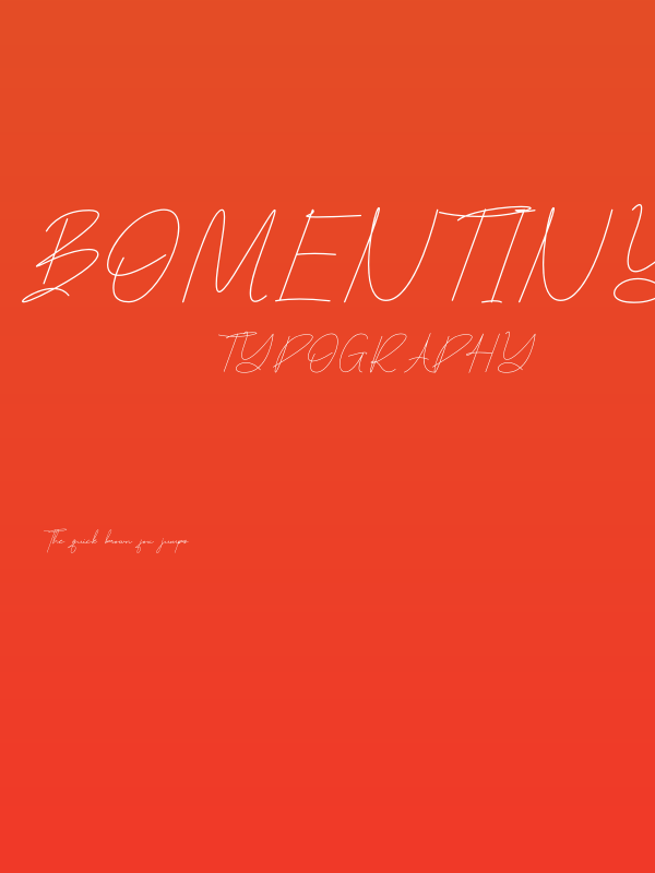 Bomentiny Poster