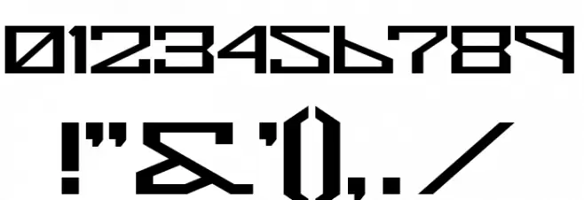 Bomtur Font OTHER CHARS