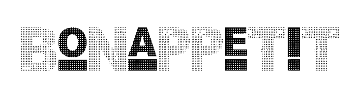 Bon Appetit  フリーフォントのダウンロード