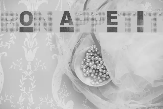 Bon Appetit Font examples