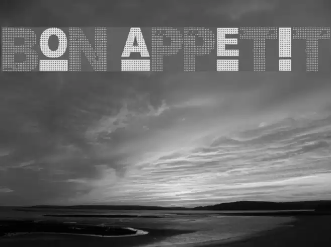 Bon Appetit Font examples