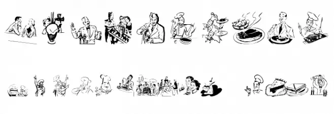 BonFood Font OTHER CHARS