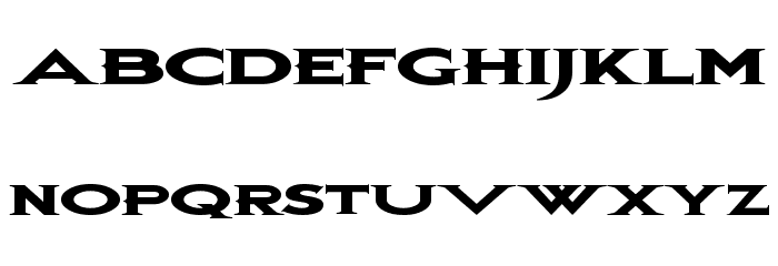 BonJovi Font LOWERCASE