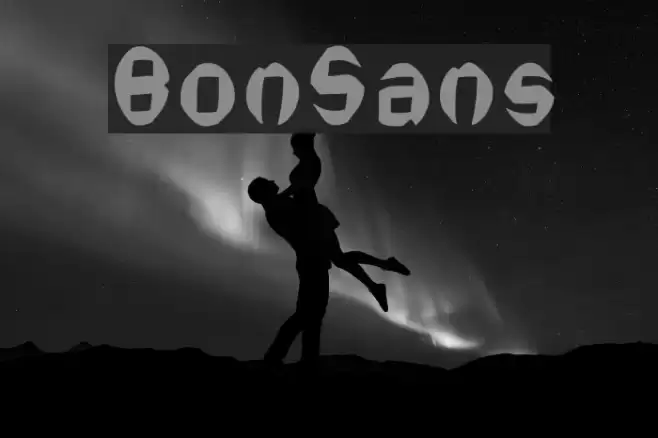 BonSans Font examples