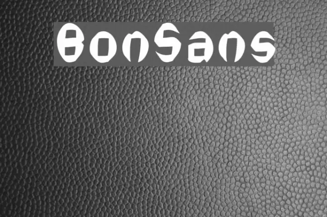 BonSans Font examples