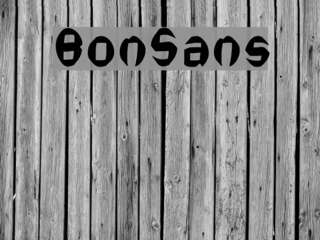 BonSans Font examples