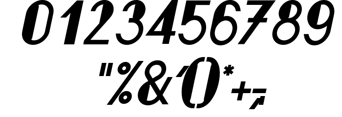Bonafetti 2 Italic Font OTHER CHARS