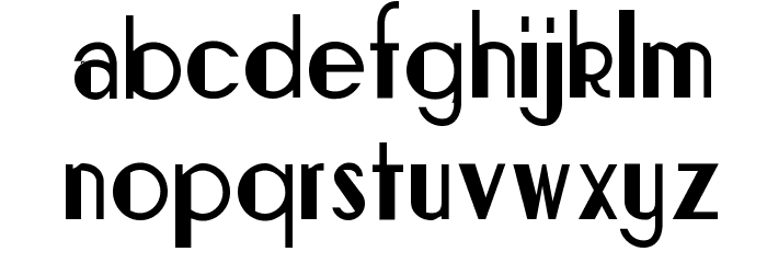 Bonafetti 2 Light Font LOWERCASE