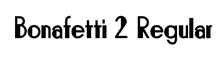 Bonafetti 2 Regular  Descarca Fonturi Gratis