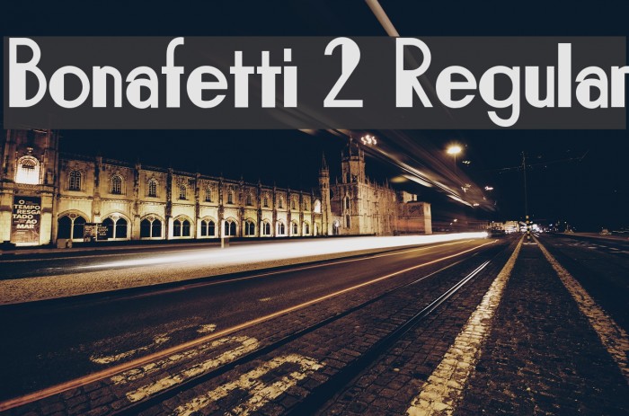 Bonafetti 2 Regular Font examples