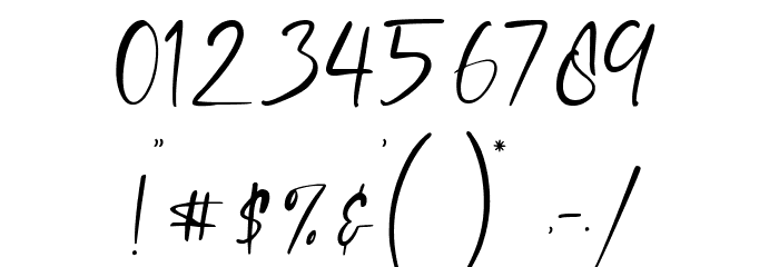 Bonafis Font OTHER CHARS