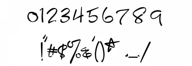 Bonagea Font OTHER CHARS