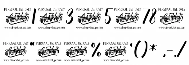 Bonalisha Font OTHER CHARS