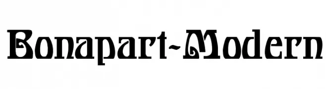 Bonapart-Modern  Fuentes Gratis Descargar