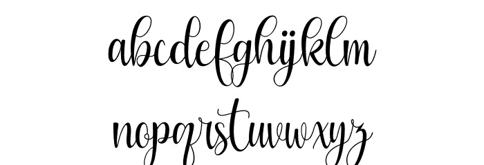 Bonaparte Font LOWERCASE