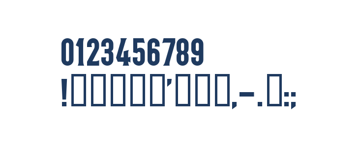 Bonard Regular Other Characters