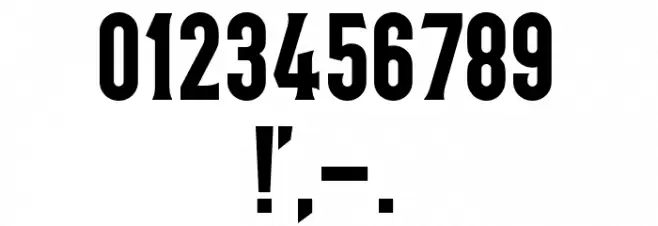 Bonard Regular Font OTHER CHARS