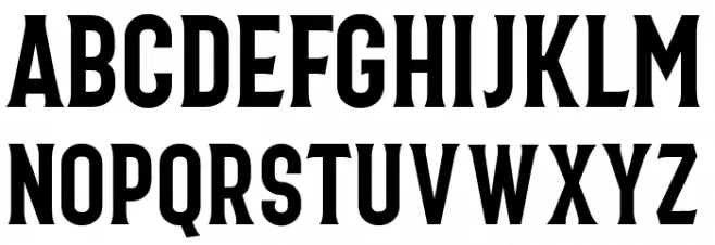 Bonard Regular फ़ॉन्ट लोअरकेस