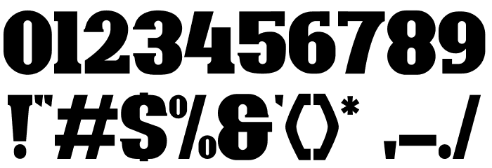 Bonaro Clean Demo Clean Font OTHER CHARS