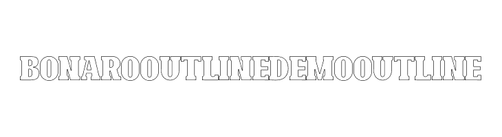 Bonaro Outline Demo Outline  Fuentes Gratis Descargar