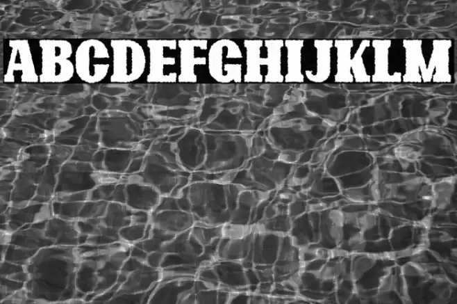 Bonaro Rough Demo Rough Font examples