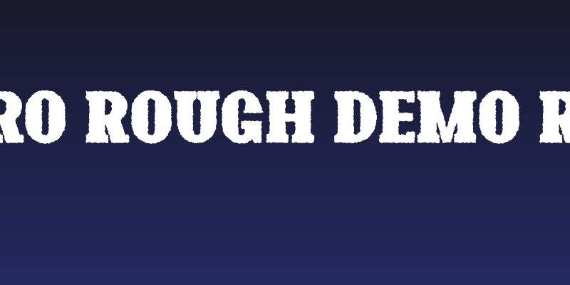 Bonaro Rough Demo Rough Social Header