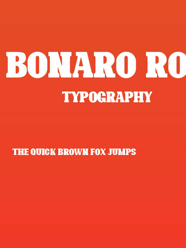 Bonaro Rounded Demo Rounded Poster