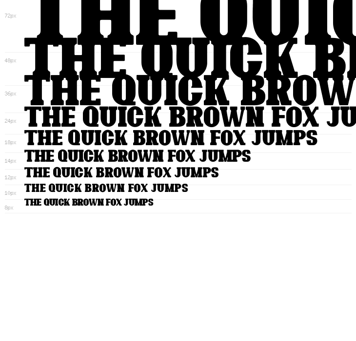 Bonaro Rounded Demo Rounded Waterfall