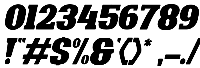 Bonaro Rounded Italic Demo Rounded Italic Font OTHER CHARS