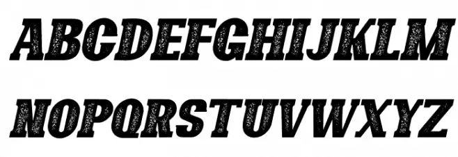 Bonaro Stamp Italic Demo Stamp Italic Schriftart Groß