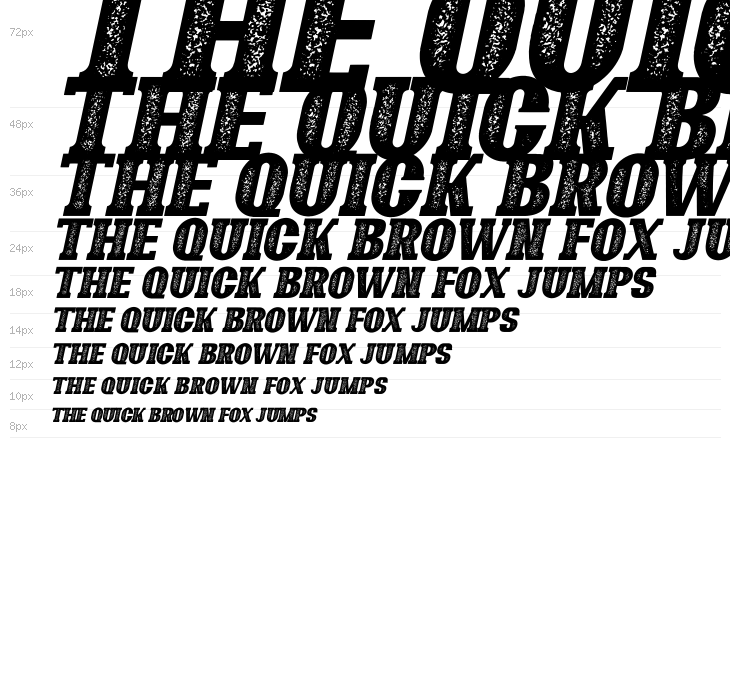 Bonaro Stamp Italic Demo Stamp Italic Waterfall