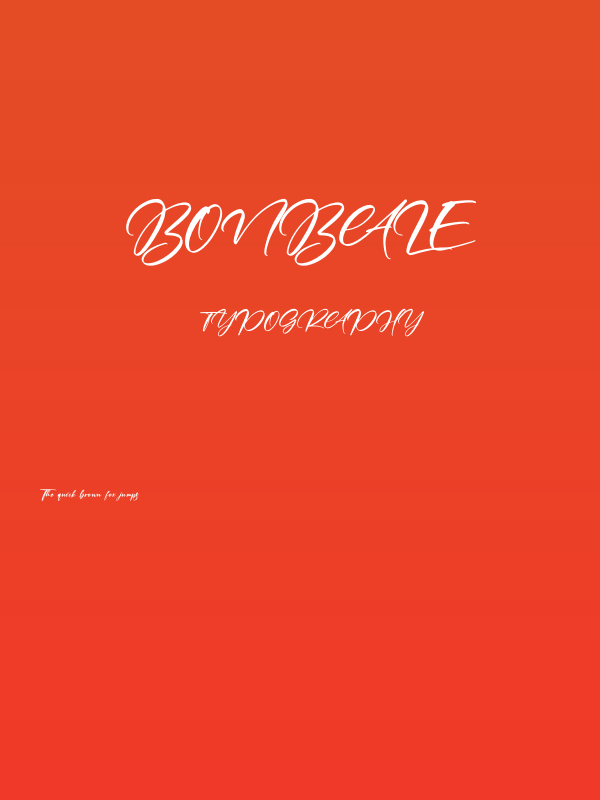 Bonbale Poster