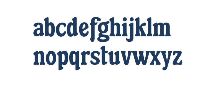 Bonbance Bold Condensed Lowercase