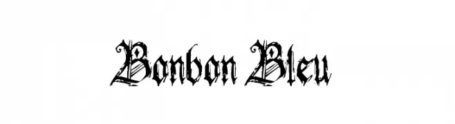 Bonbon Bleu  baixar fontes gratis