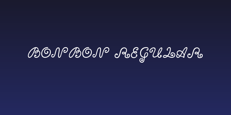 Bonbon Regular Social Header
