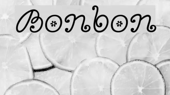 Bonbon Font examples