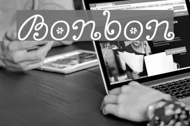 Bonbon Font examples