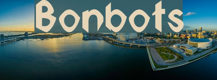 Bonbots Font examples