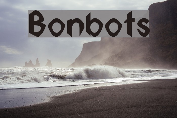 Bonbots Font examples