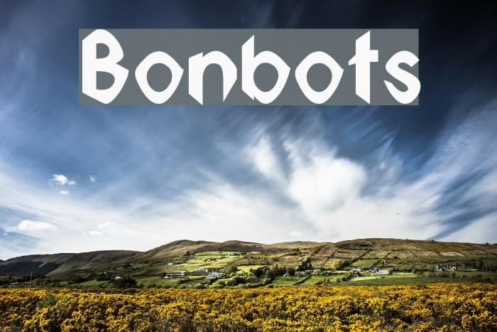 Bonbots Font examples