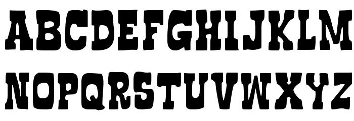 Boncegro FF 4F Fonte MINÚSCULAS